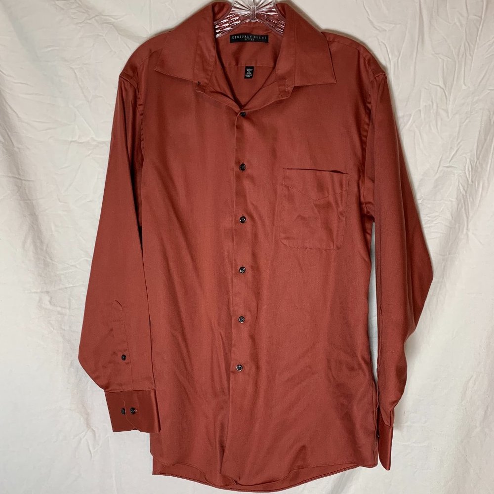 Geoffrey Beene Fitted Dress Shirt